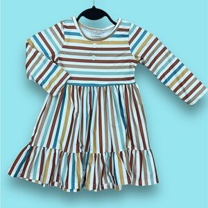 Striped Twirl Dress